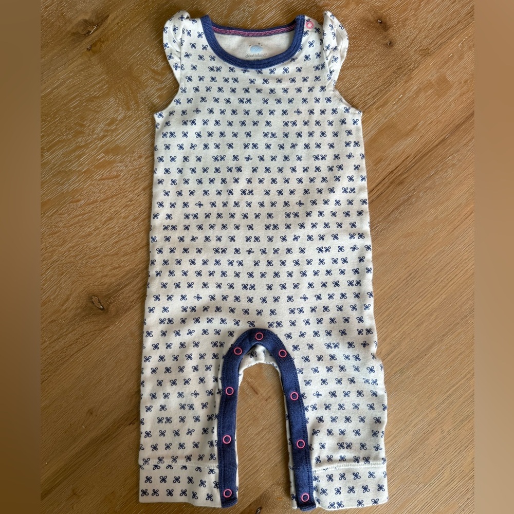 Baby Girl 6 Month Bundle – Jumpsuit, Sleeper & 2 Pants | Cute Prints - Picture 2 of 9